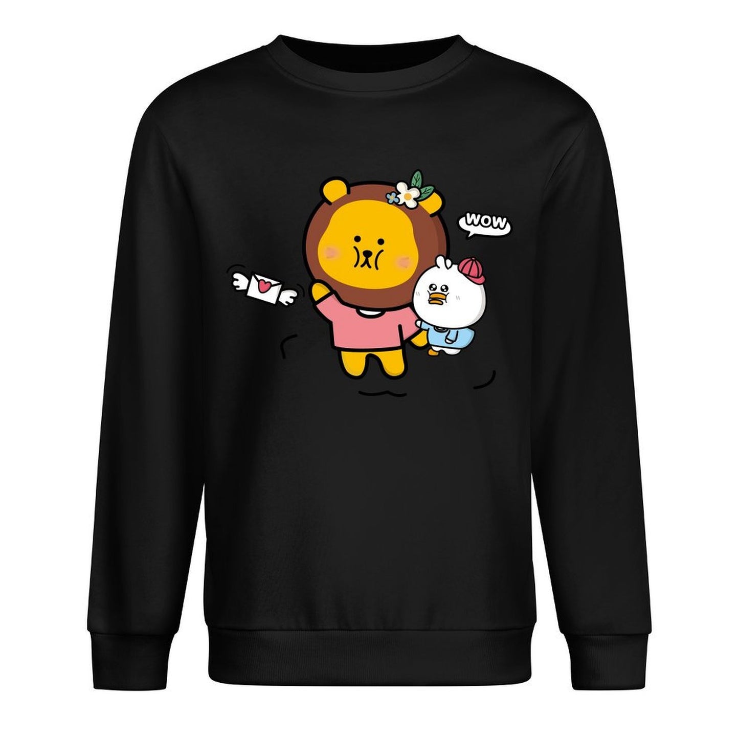 Front Patterned Long Sleeve TopSmooth ClassicSeries