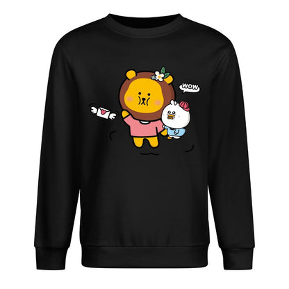 Front Patterned Long Sleeve TopSmooth ClassicSeries