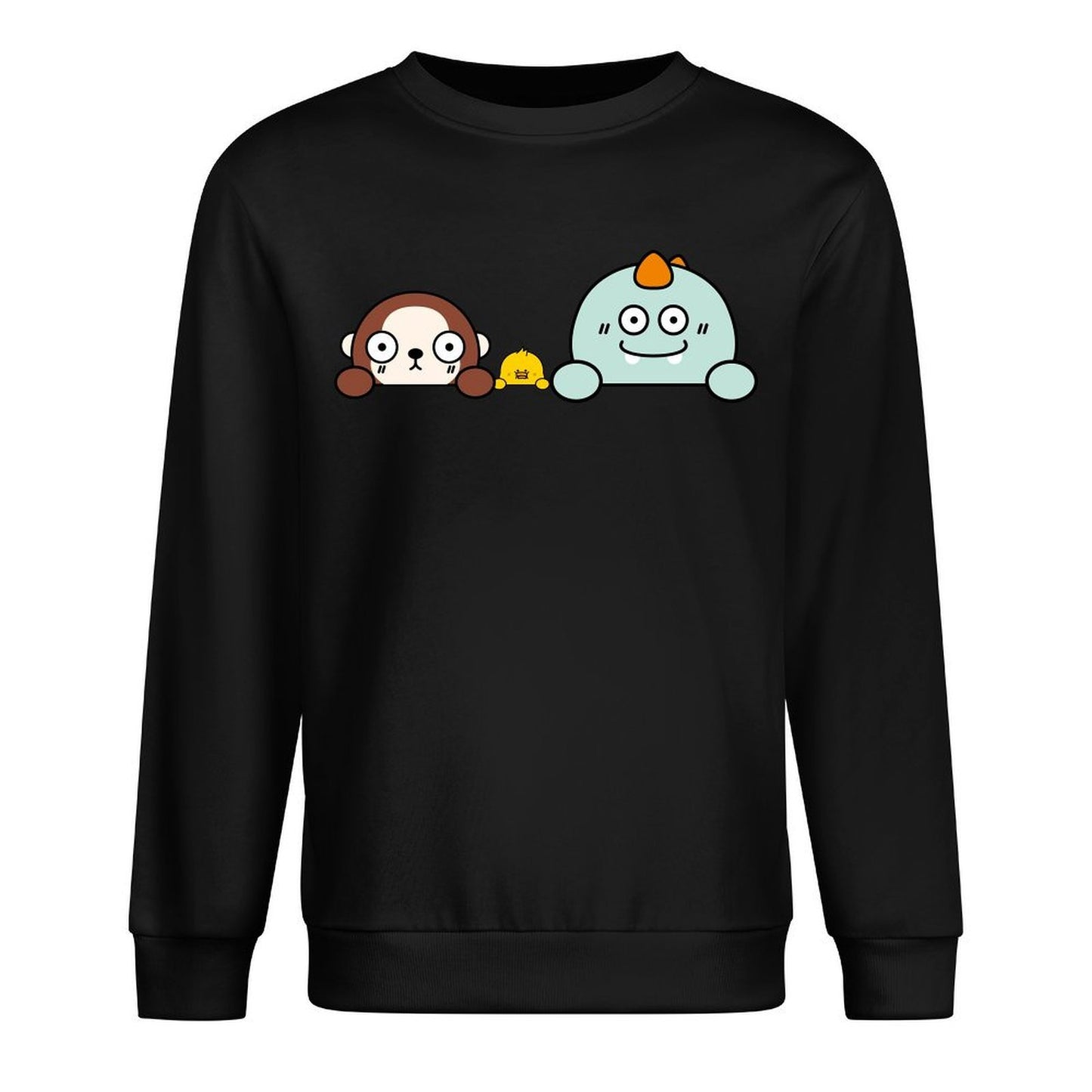 Front Patterned Long Sleeve TopBatch-Printed YearRound