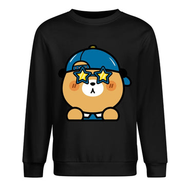 Front Patterned Long Sleeve TopRegular Pure