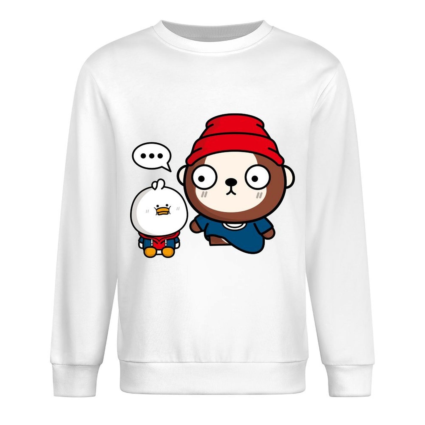 Front Patterned Long Sleeve TopLifestyleLine Minimalist