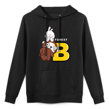 Double-Stitched Lifestyle Front Graphic Hoodies