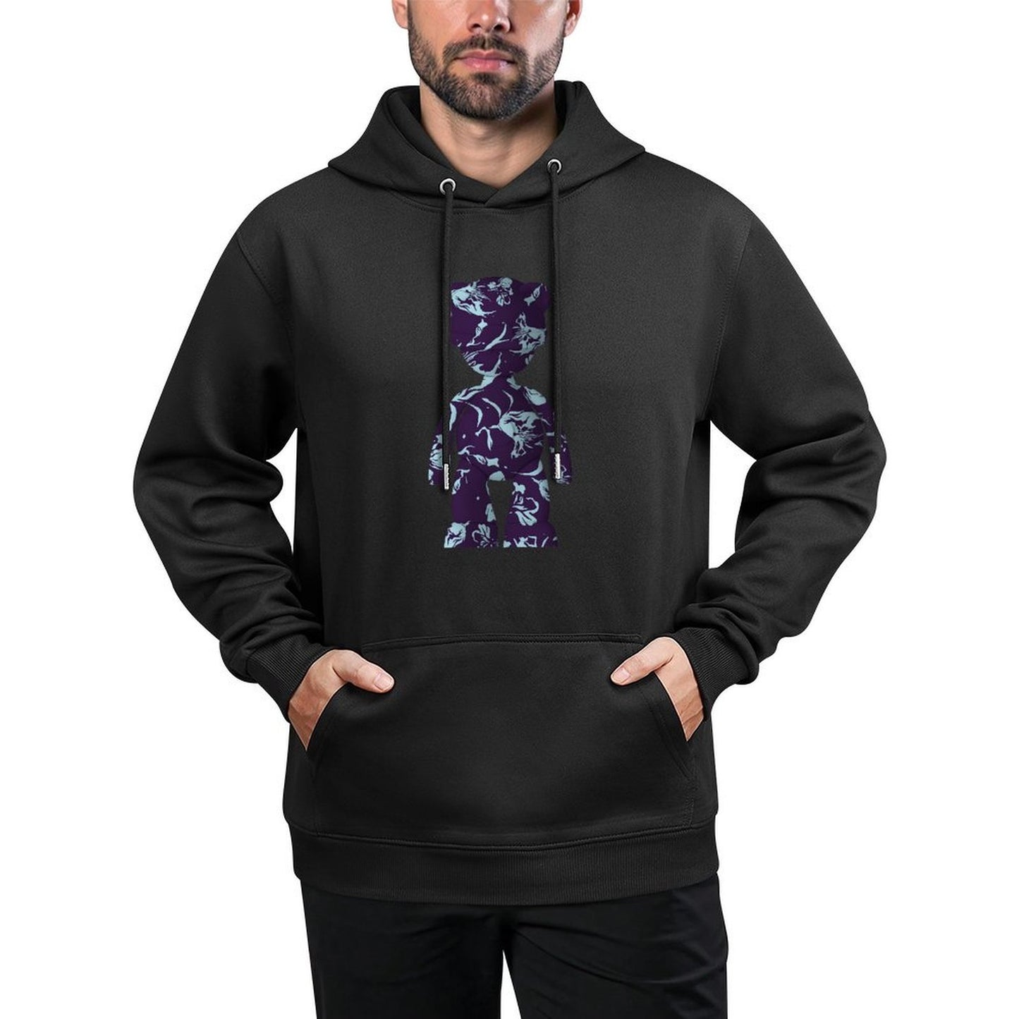 IPIB 250g Hooded Pocket Sweatshirt Front GraphicMen's Hooded  Sweatshirt6000120-1