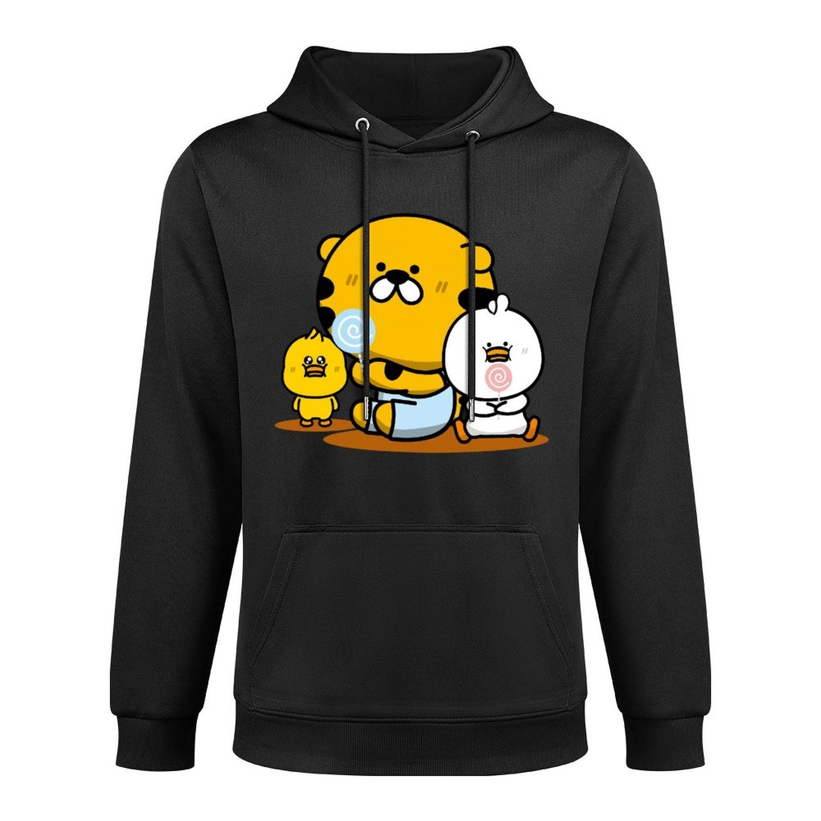 Essential Soft-Touch Front Graphic Hoodies