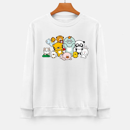 Front Patterned Long Sleeve TopBold Soft