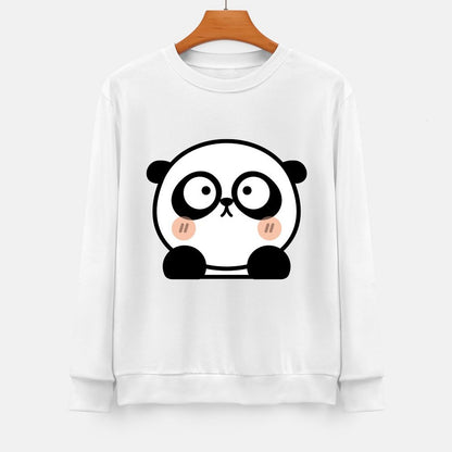 Front Patterned Long Sleeve TopClean Edges Printed