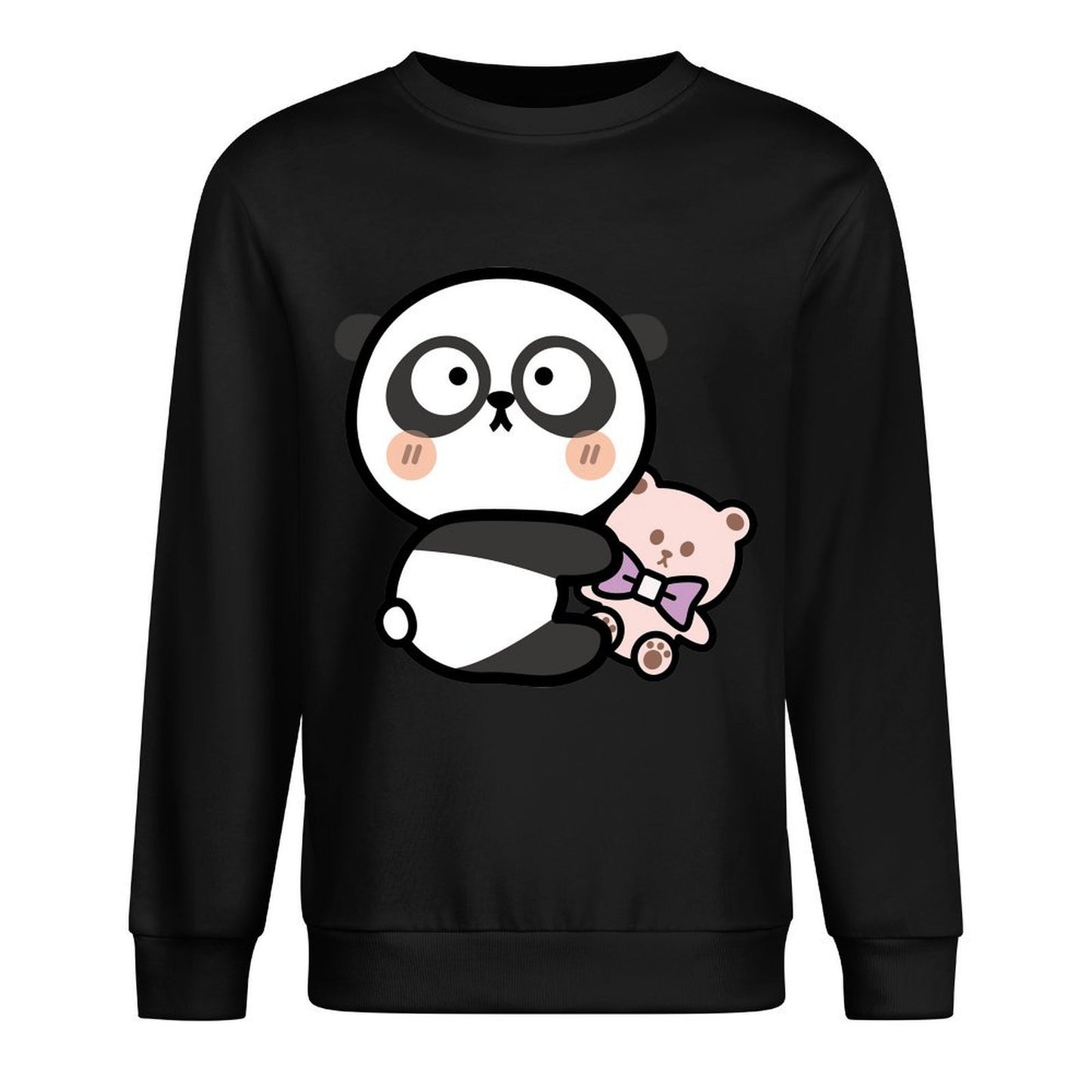 Front Patterned Long Sleeve TopSoft-Touch Heavyweight