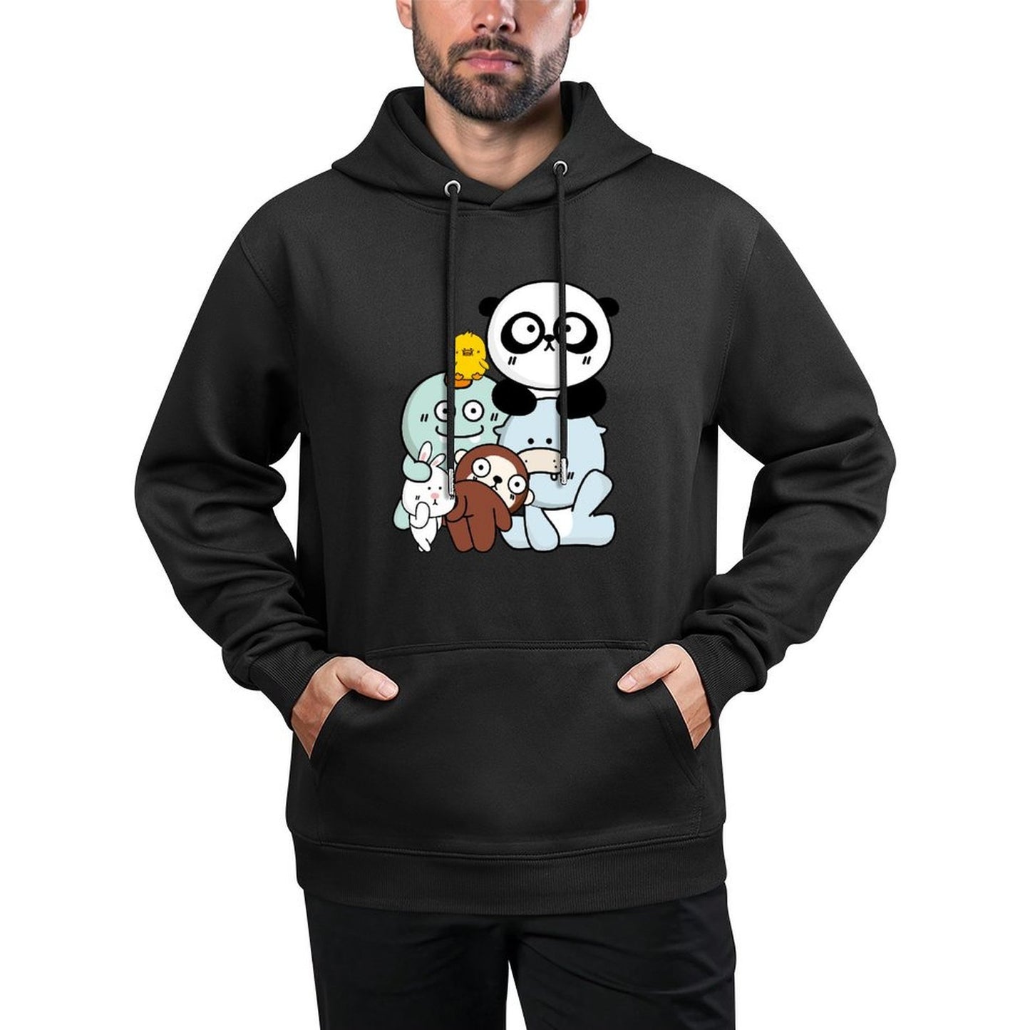 SimpleFit Oversized Front Graphic Hoodies