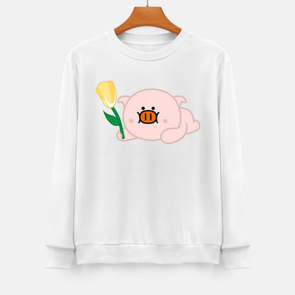 Front Patterned Long Sleeve TopSlim Fit StreetFit