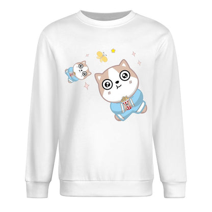 Front Patterned Long Sleeve TopEasyWear EverydayWear