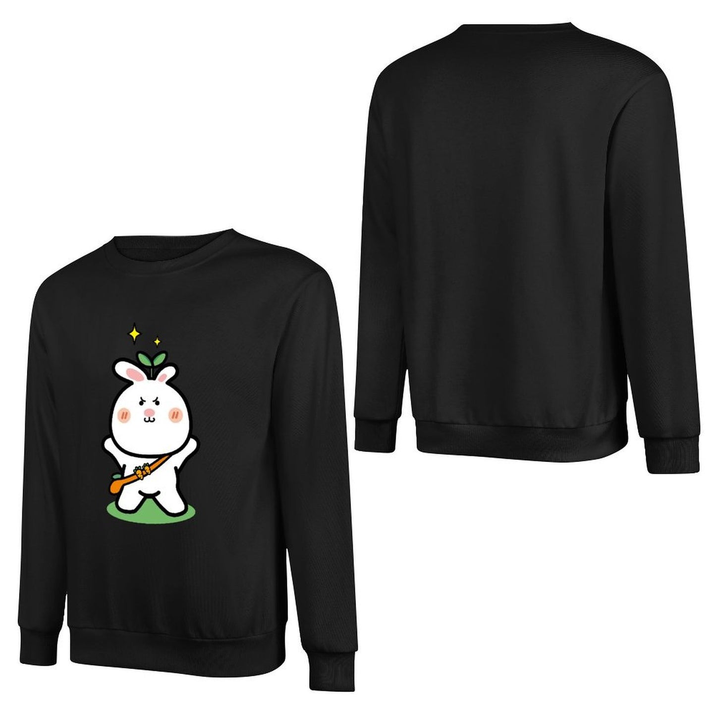 Front Patterned Long Sleeve TopSoft Tear-Resistant