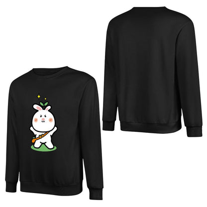 Front Patterned Long Sleeve TopSoft Tear-Resistant