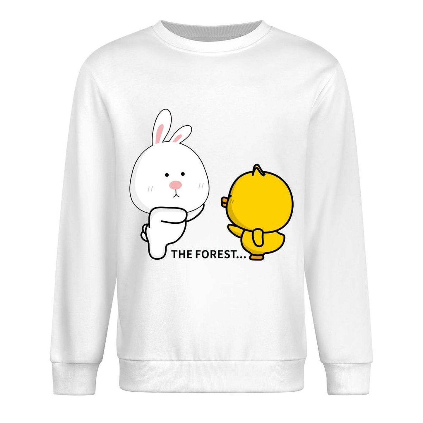 Front Patterned Long Sleeve TopCasual Wrinkle-Free