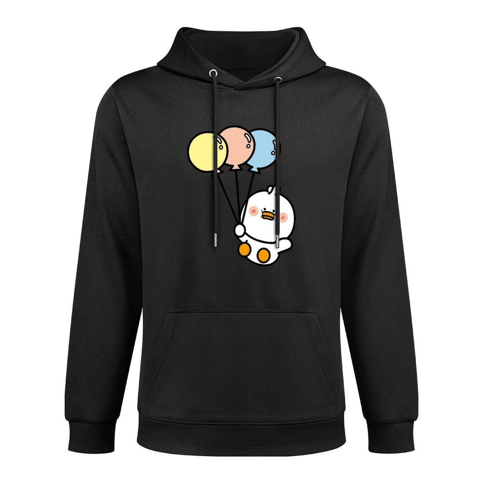Heat-Transfer Simple Front Graphic Hoodies