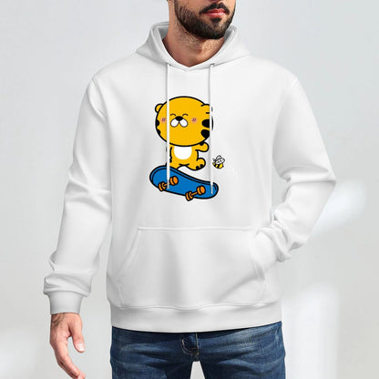 Front Graphic HoodiesCrisp Print Relaxed