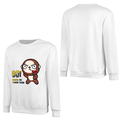 Front Patterned Long Sleeve TopPlain Chill