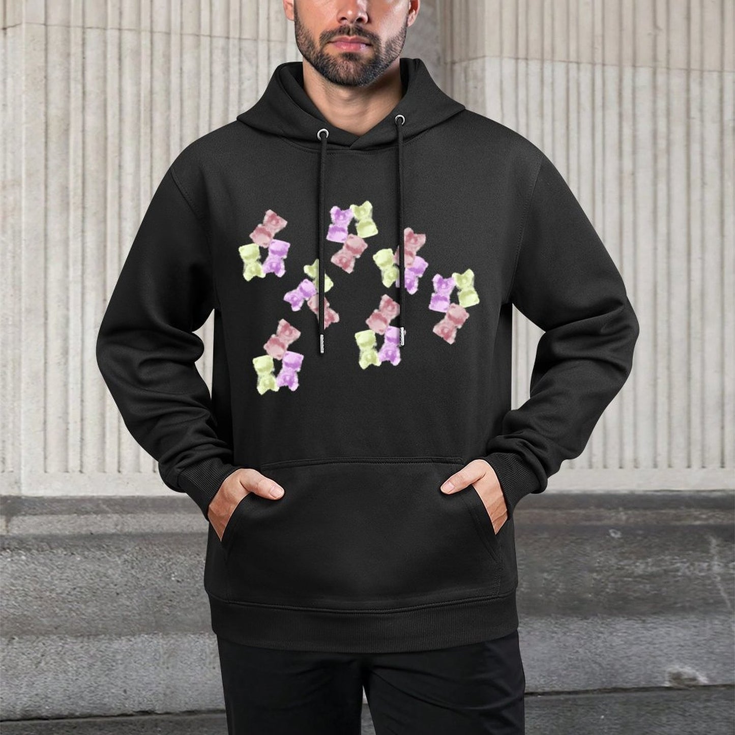 Hoodie Front PatternActive Natural