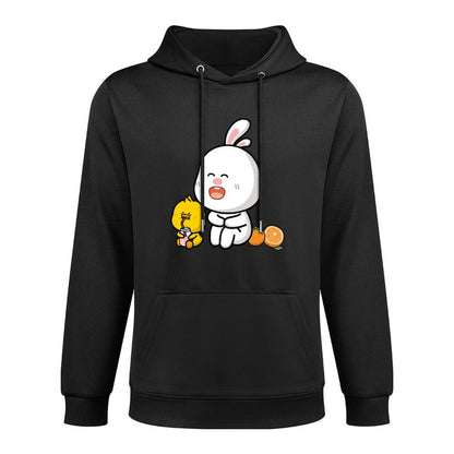 Regular Relaxed Fit Front Graphic Hoodies