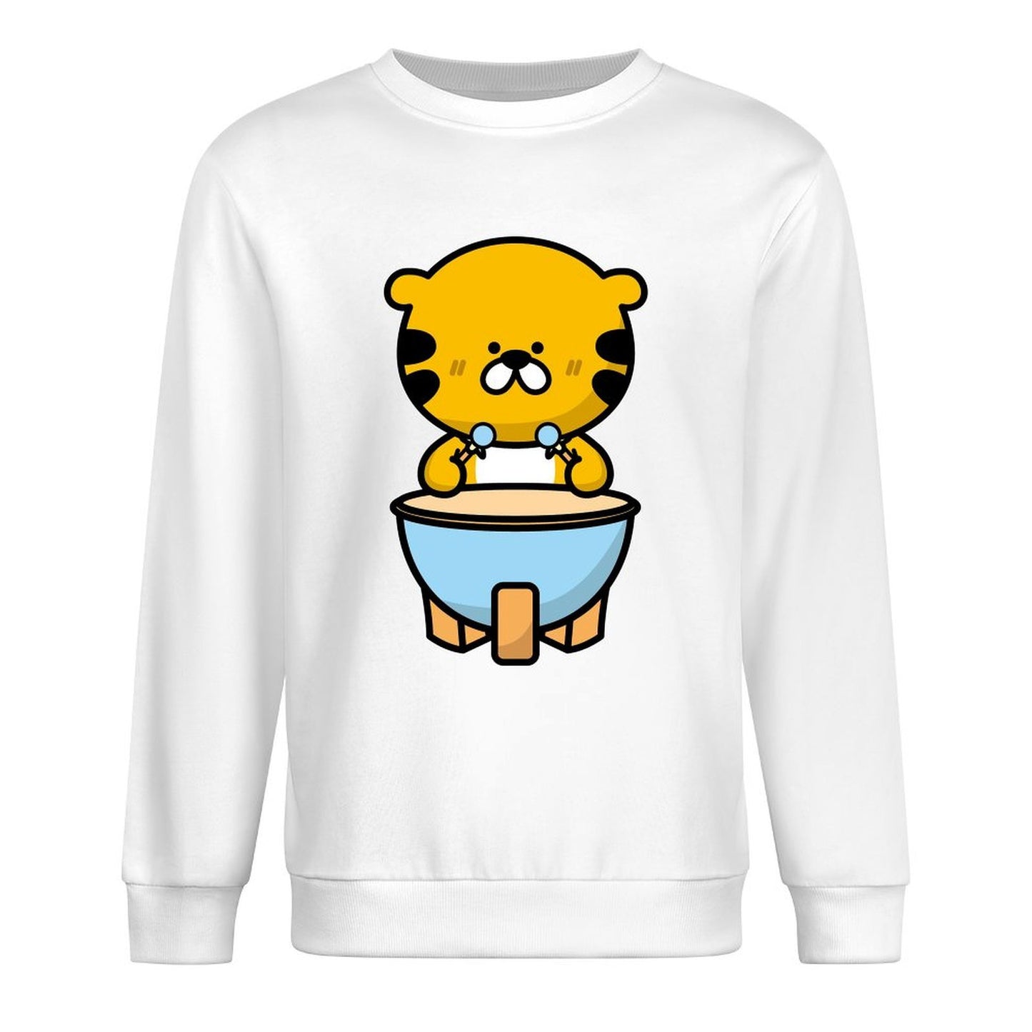 IPBR 250g Crew Neck Long Sleeve Sweatshirt Front GraphicCrew Neck Long Sleeve Sweatshirt4000045