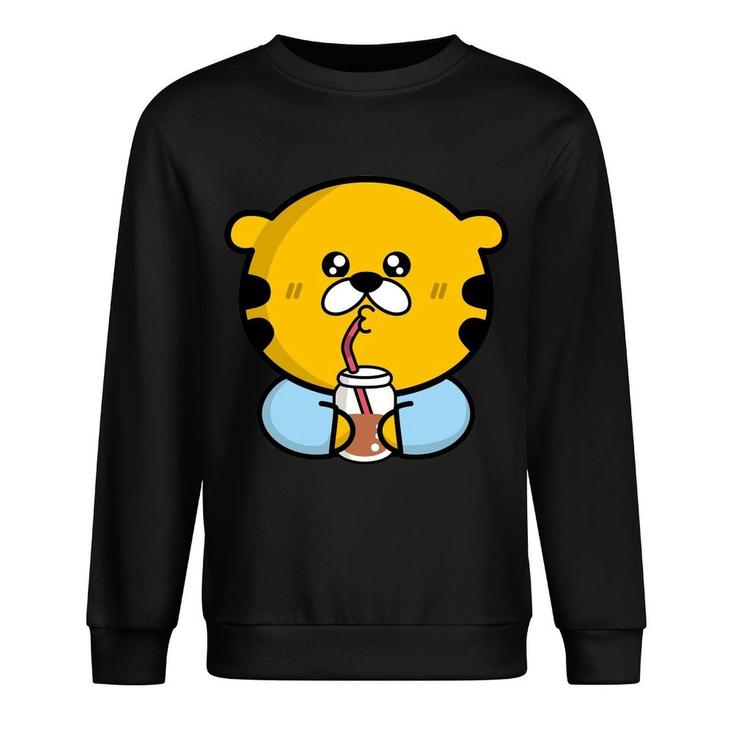 Front Patterned Long Sleeve TopModernFit Signature