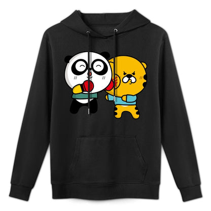 Tear-Resistant Soft-Touch Front Graphic Hoodies