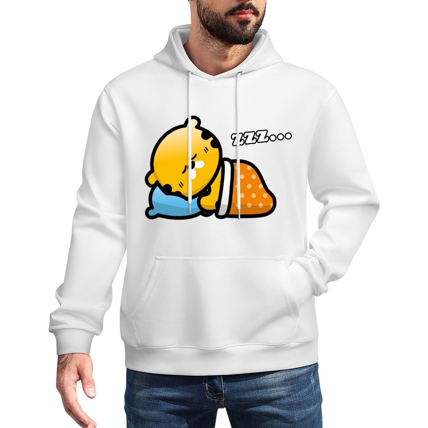 IPBR 250g Hooded Pocket Sweatshirt Front GraphicMen's Hooded  Sweatshirt4000653