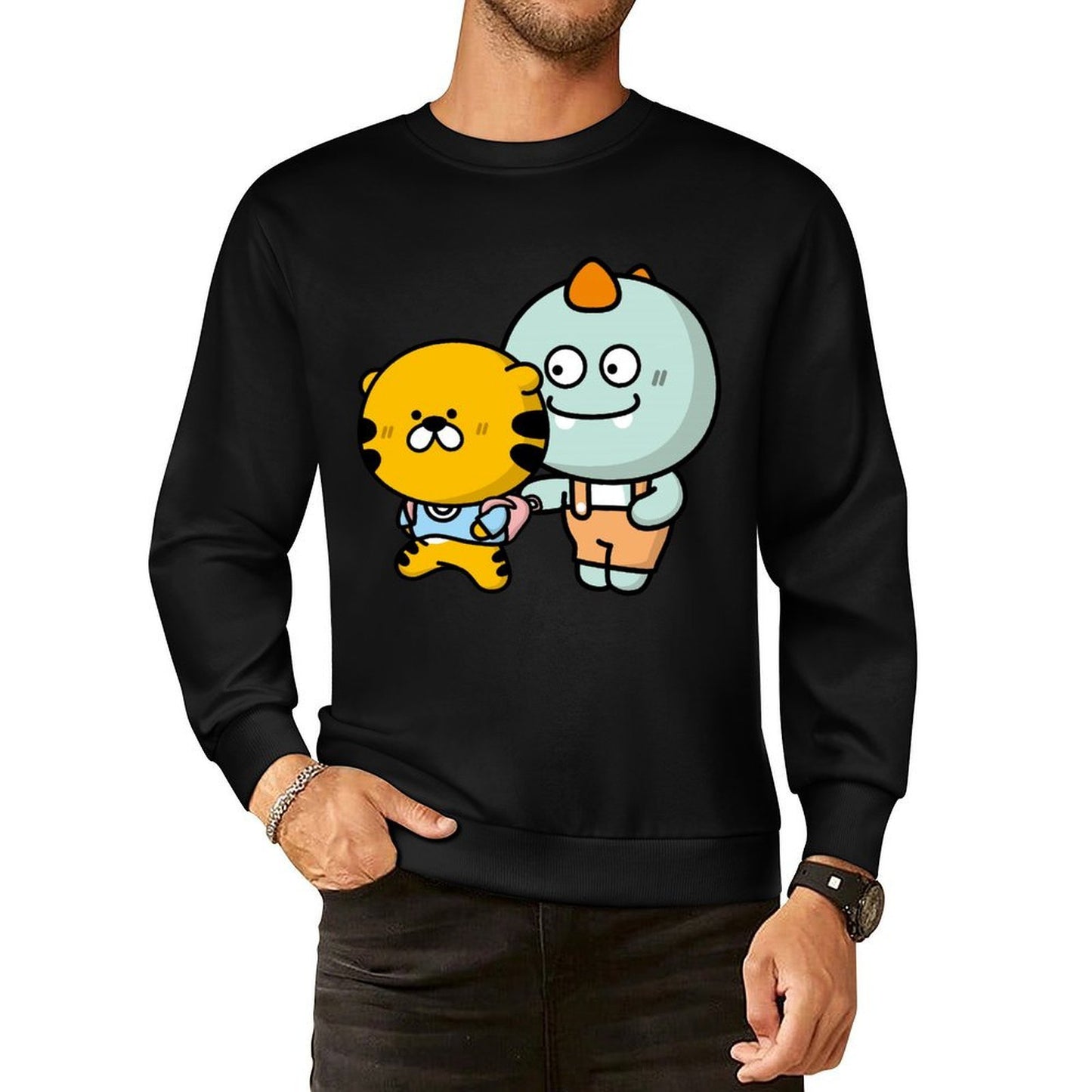IPBR 250g Crew Neck Long Sleeve Sweatshirt Front GraphicCrew Neck Long Sleeve Sweatshirt4001458