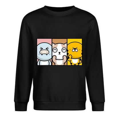 Front Patterned Long Sleeve TopEverydaySeries Neat