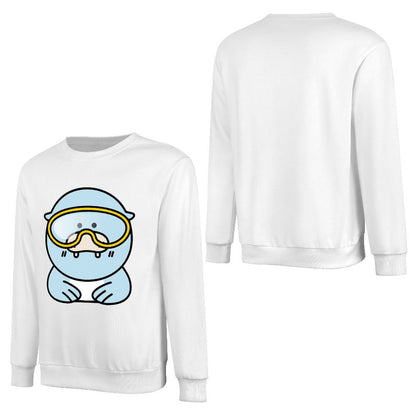 Front Patterned Long Sleeve TopSmoothWear Casual