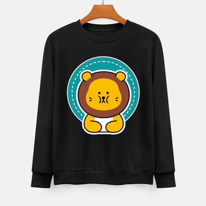  Front Patterned Long Sleeve TopClassic Sharp