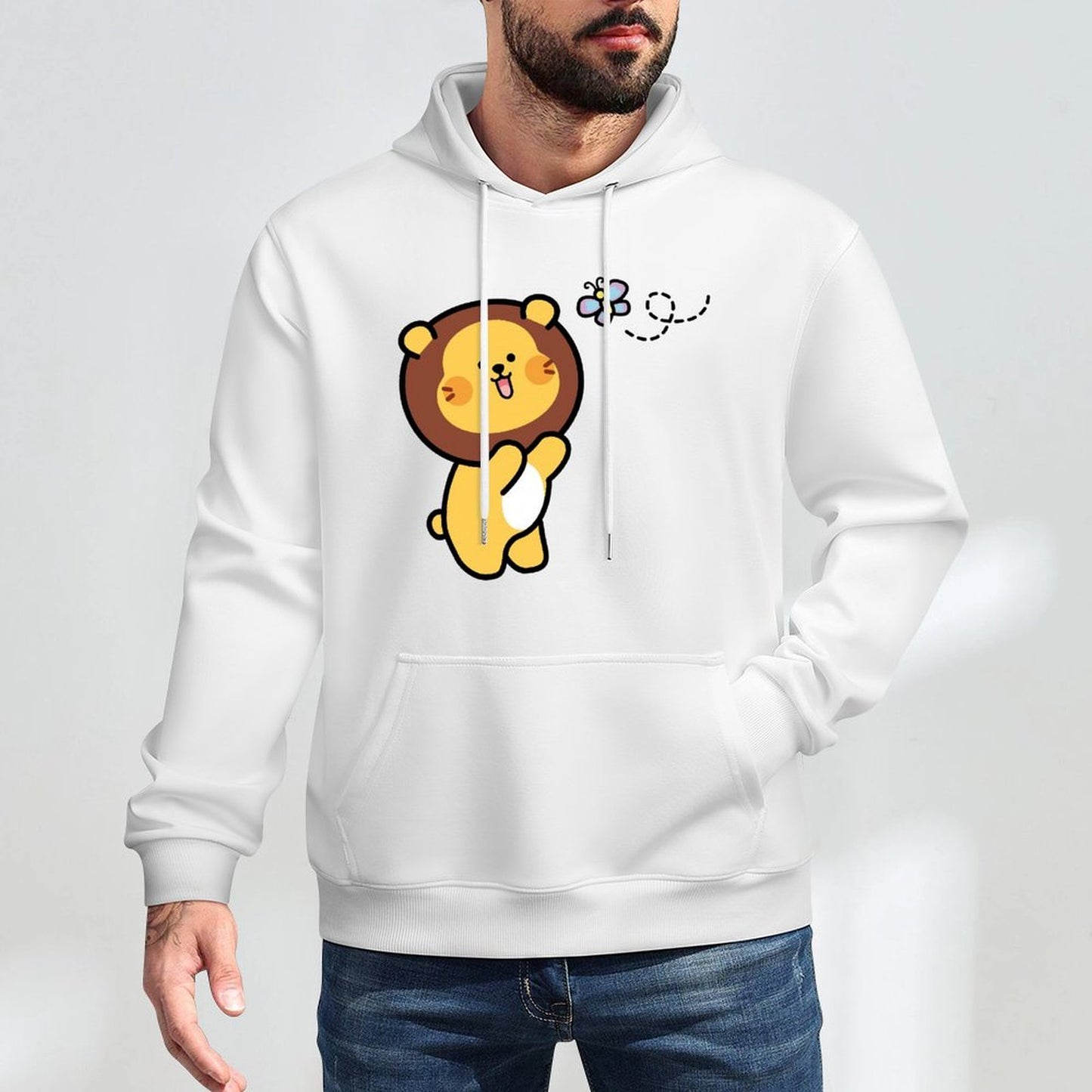 Minimalist DailyFit Front Graphic Hoodies