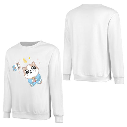 Front Patterned Long Sleeve TopEasyWear EverydayWear