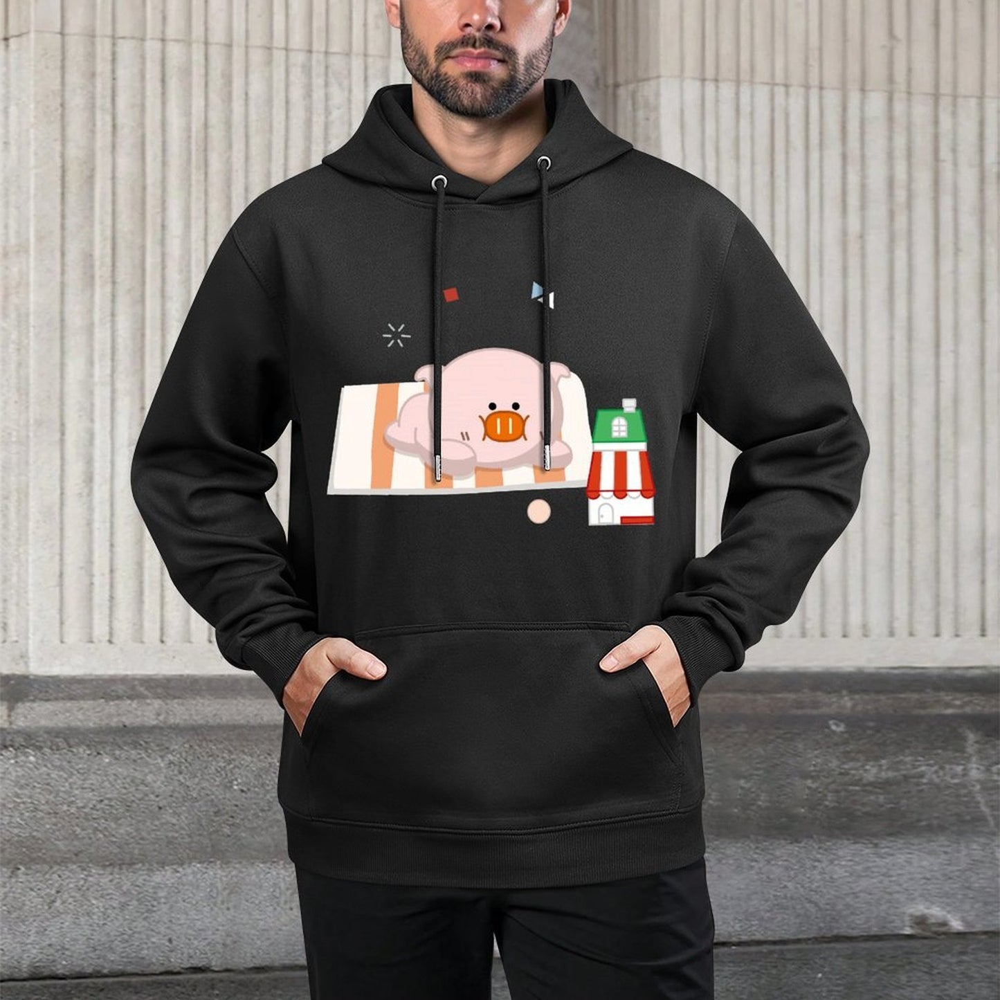 Front Graphic Hoodies 100% Cotton