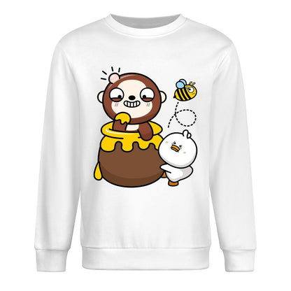 Front Patterned Long Sleeve TopClean EasyStyle