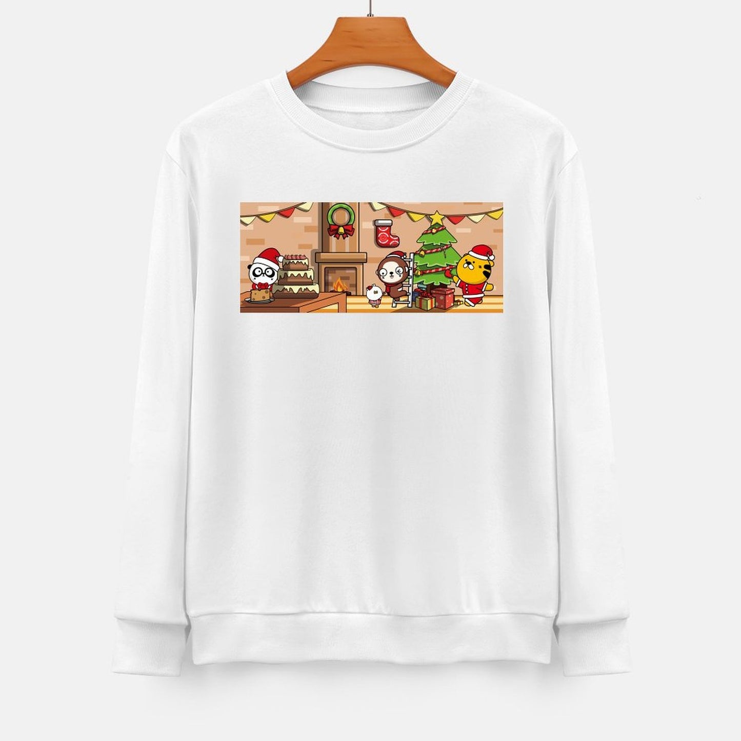 Front Patterned Long Sleeve TopCotton Refined