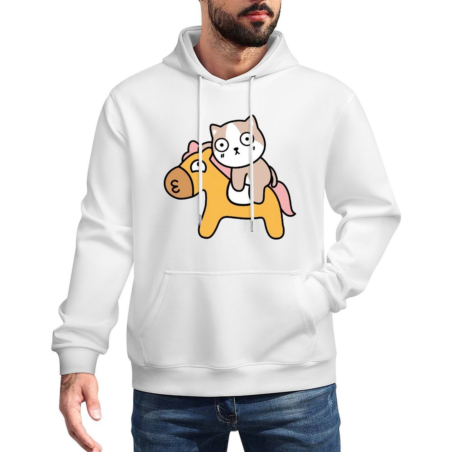 IPBR 250g Hooded Pocket Sweatshirt Front GraphicMen's Hooded  Sweatshirt4000725