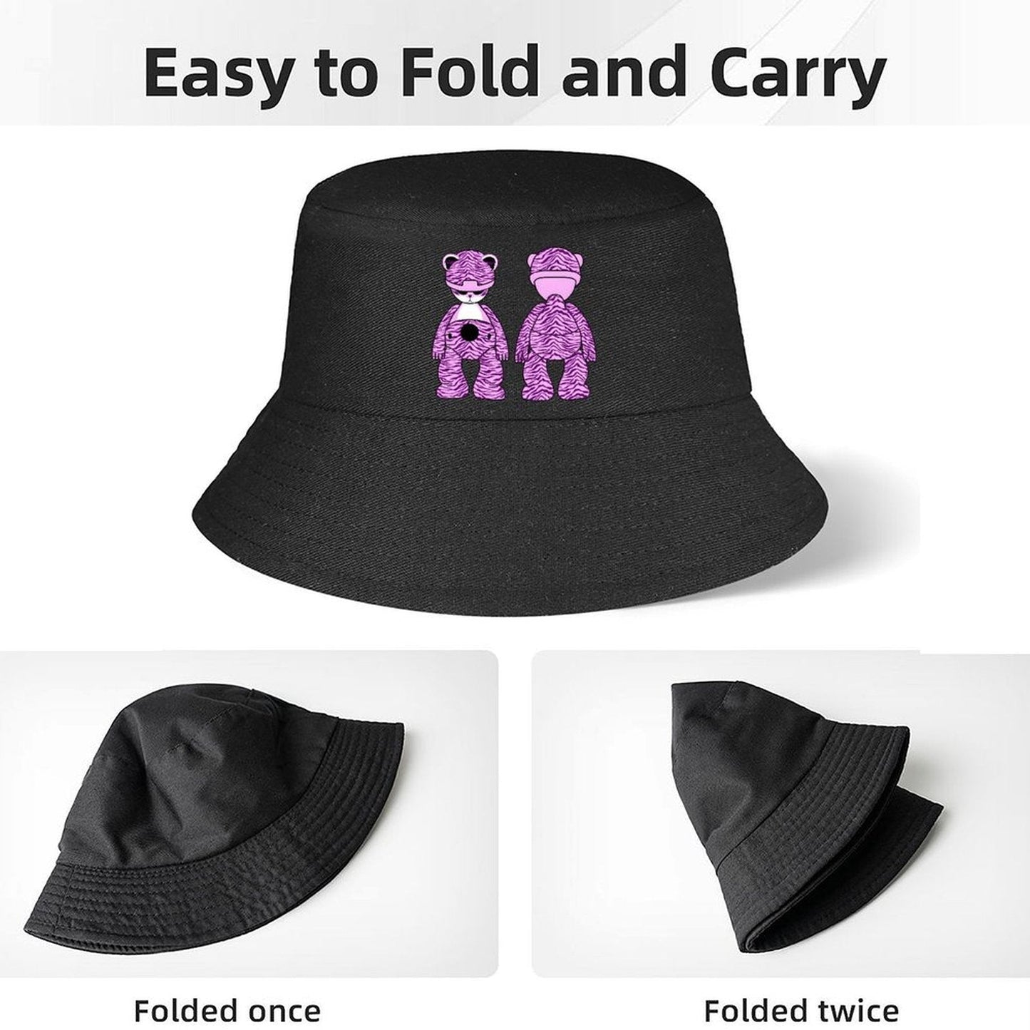 PortableBucket Cap Bucket Hats