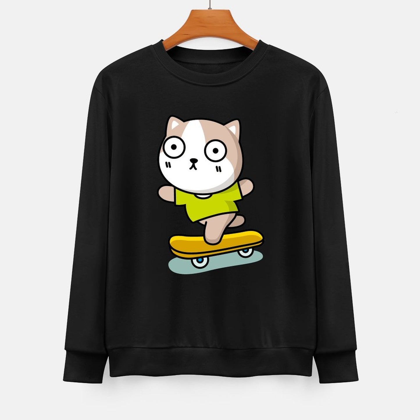  Front Patterned Long Sleeve TopPrint-Ready SoftTouch