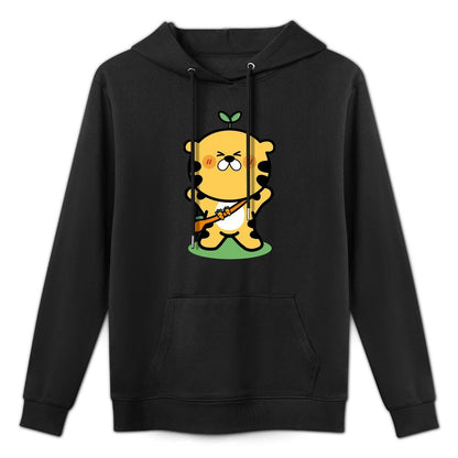 Pocket Tee Crew Neck Front Graphic Hoodies