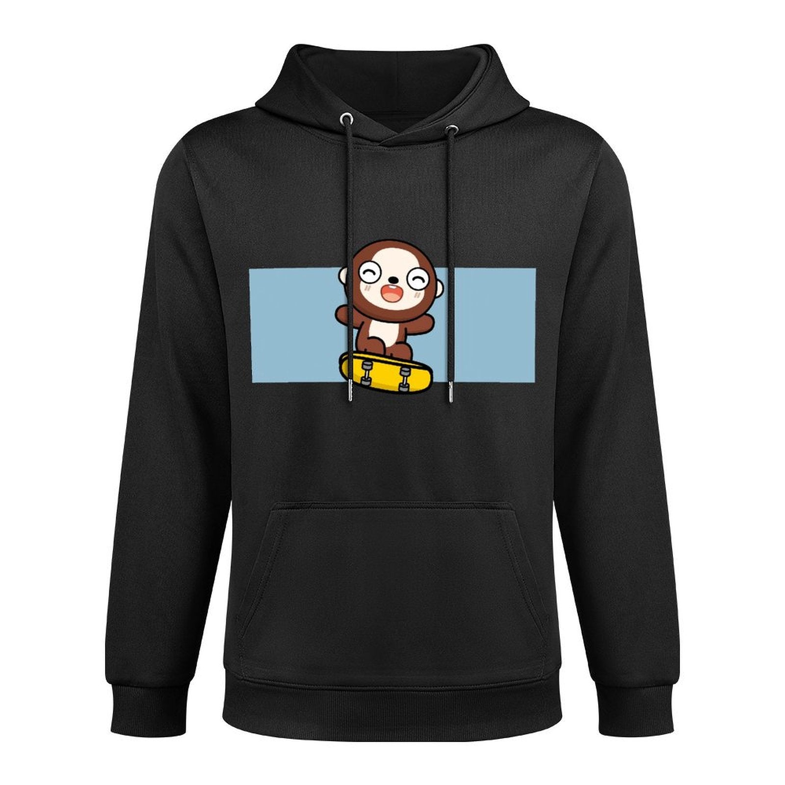 Batch-Printed Smooth Front Graphic Hoodies