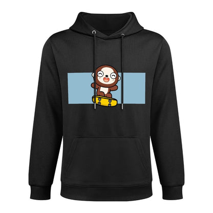 Batch-Printed Smooth Front Graphic Hoodies