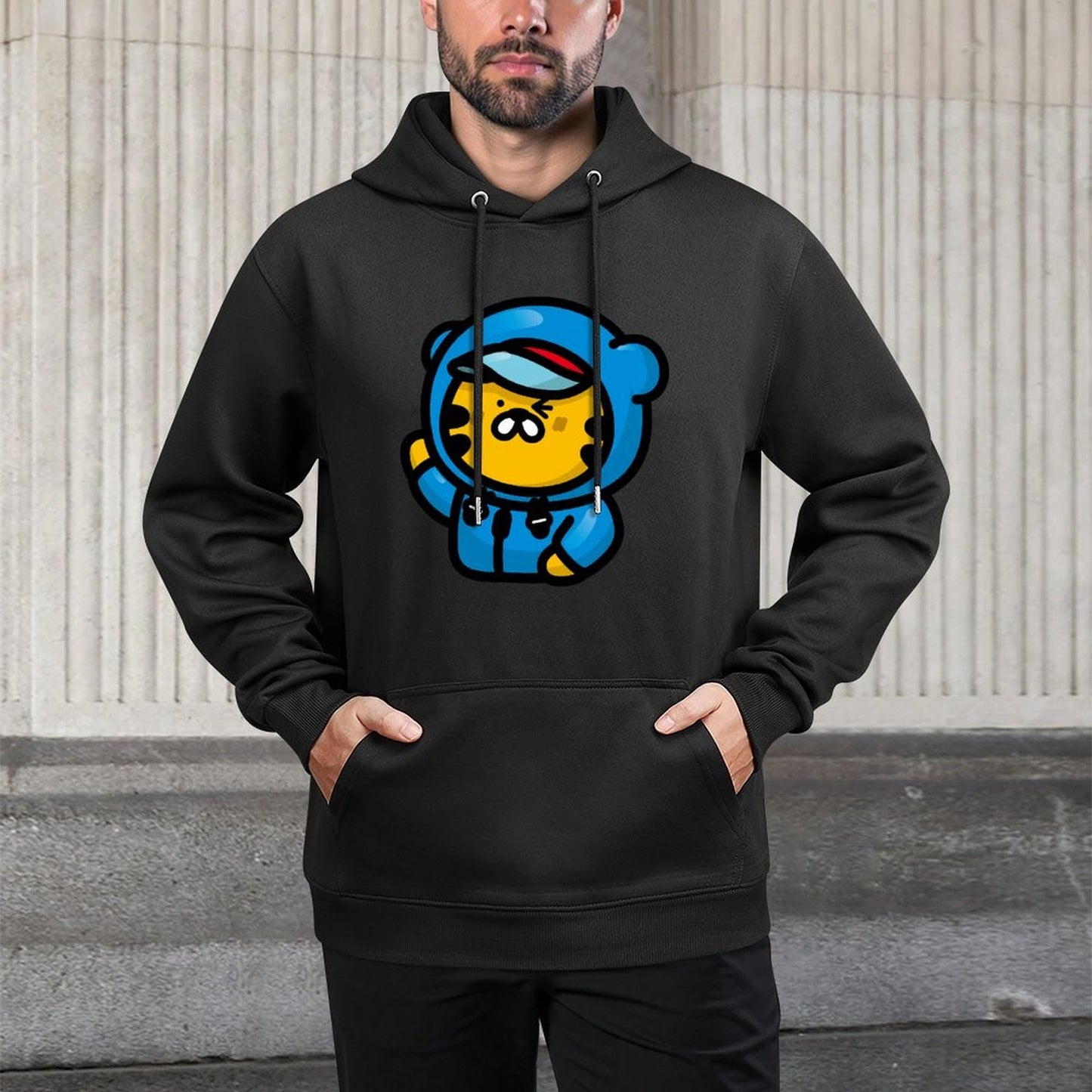 IPBR 250g Hooded Pocket Sweatshirt Front GraphicMen's Hooded  Sweatshirt4001047