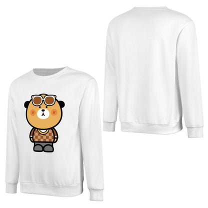 Front Patterned Long Sleeve TopLightweight Vibrant Colors