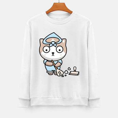 Front Patterned Long Sleeve TopEasy-Care PureStyle