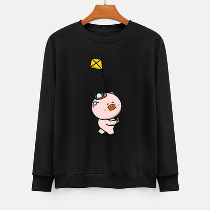  Front Patterned Long Sleeve TopAllSeason Fade-Resistant