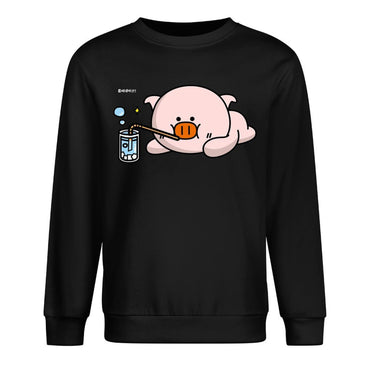 Front Patterned Long Sleeve TopSharp Printed