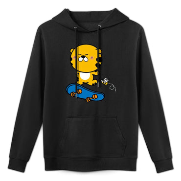 Front Graphic HoodiesCrisp Print Relaxed