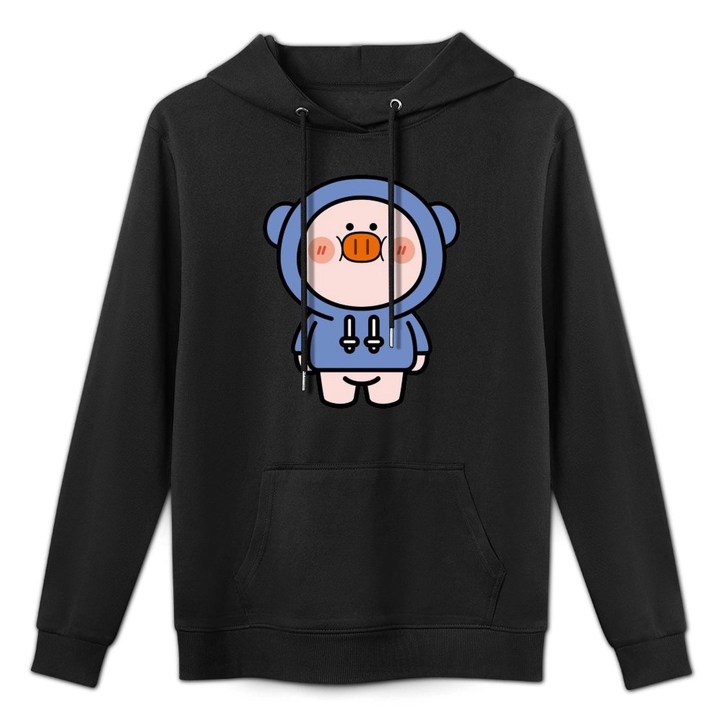 Premium Finish Slim Fit Front Graphic Hoodies