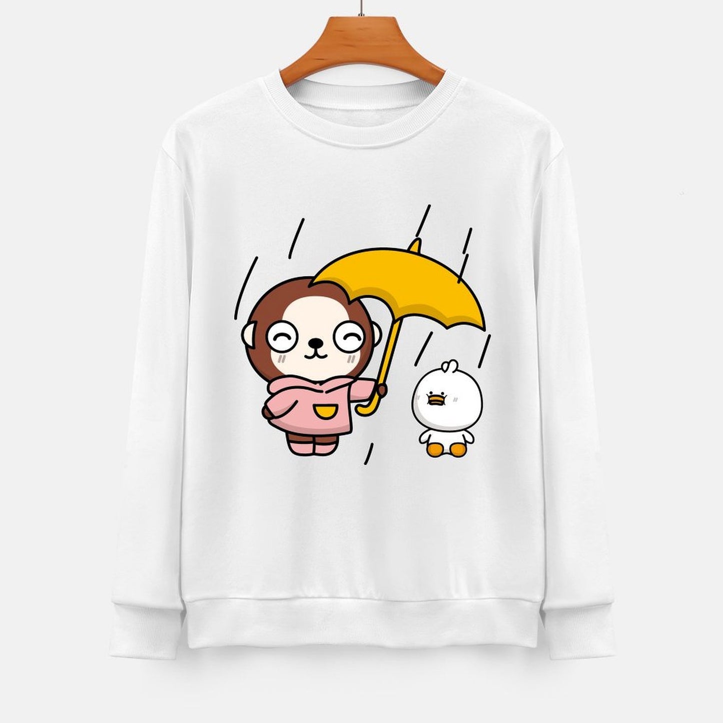 Front Patterned Long Sleeve TopSoftWear EverydayTee