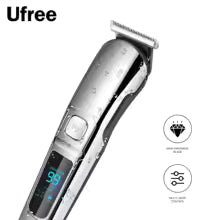 Ufree Beard Trimmer for Men, Waterproof Electric Razor for Nose, Body, Face & Mustache, Cordless Hair Clippers Shavers Grooming